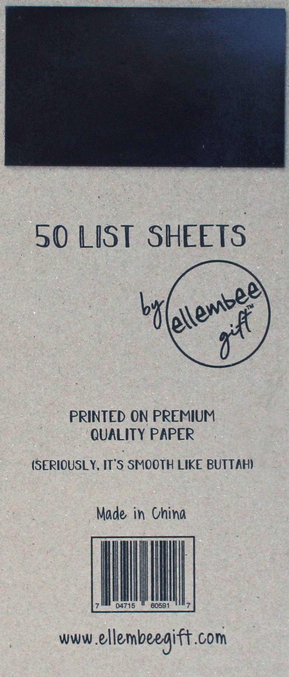 I don't always have time to clean printed list pad 50 sheets
