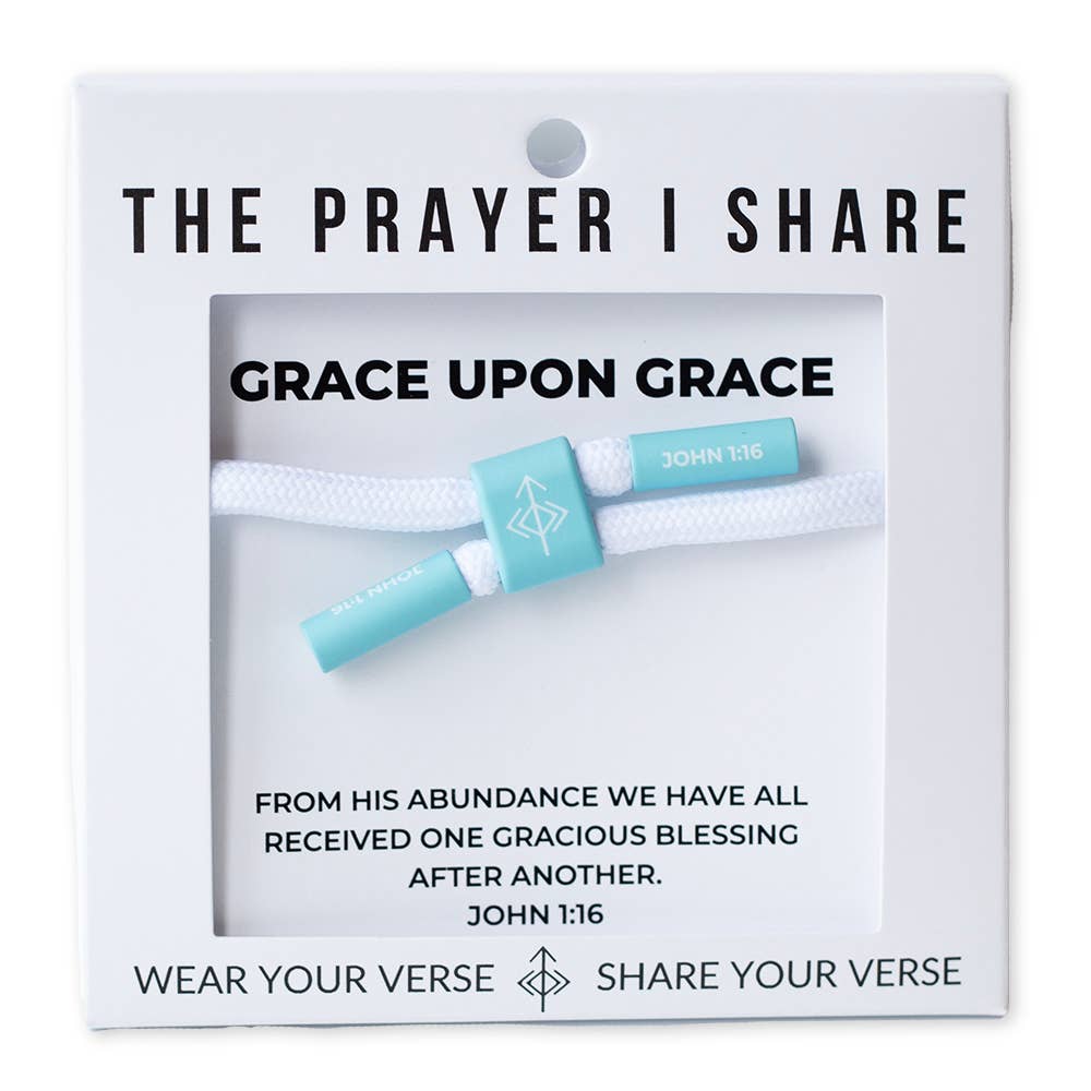 GRACE UPON GRACE Bracelet, Christian Cord Bracelet