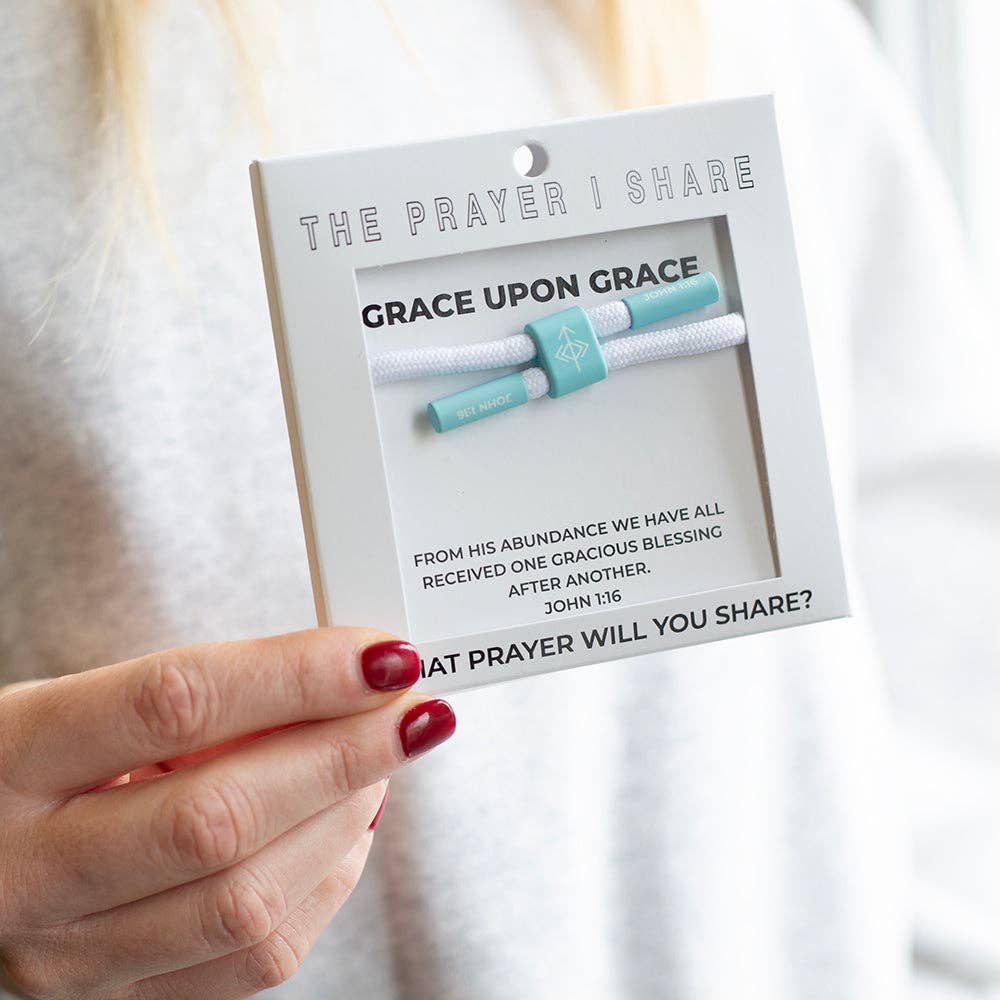 GRACE UPON GRACE Bracelet, Christian Cord Bracelet