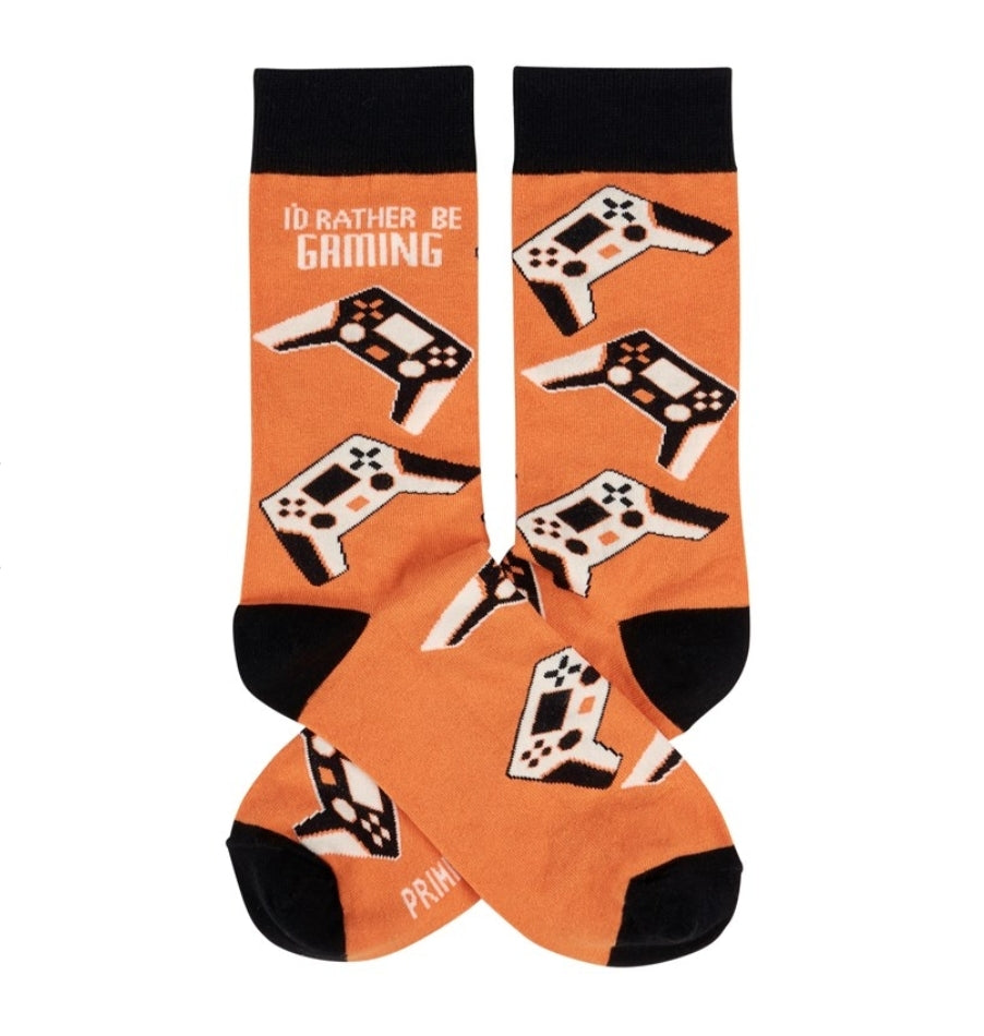 I'd Rather Be Gaming Socks