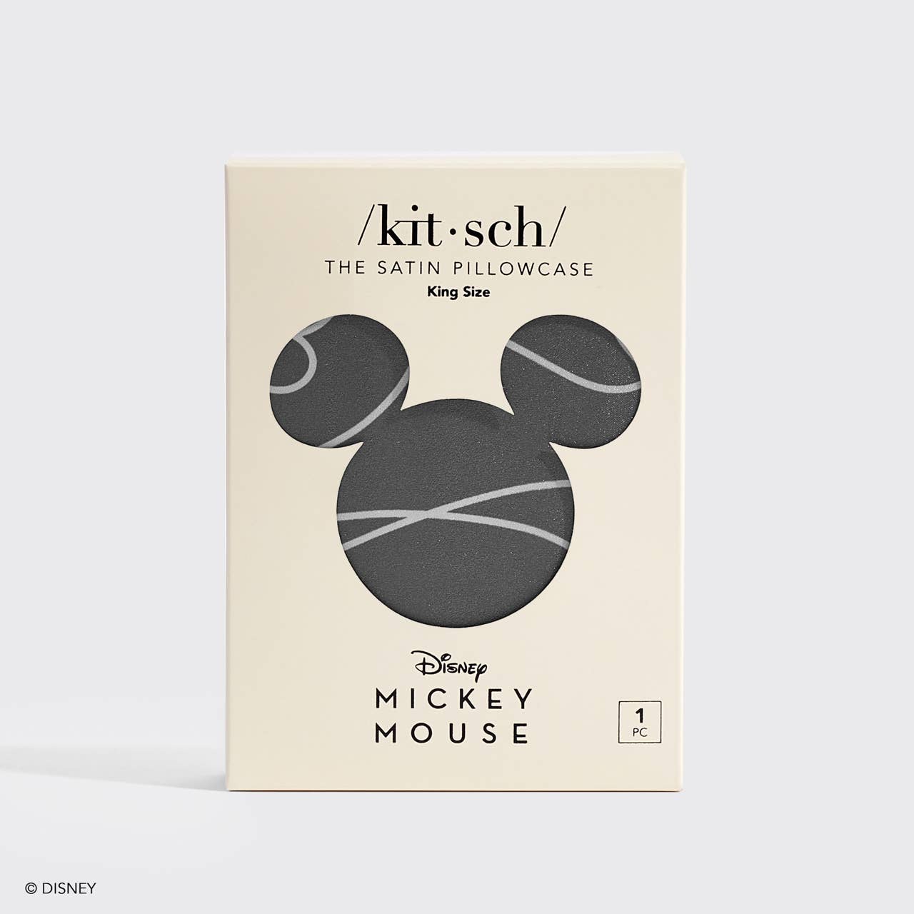 Kitsch & Mickey and Minnie Satin Pillowcase King Mickey Maze
