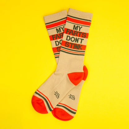 My Farts Don't Stink Gym Crew Socks