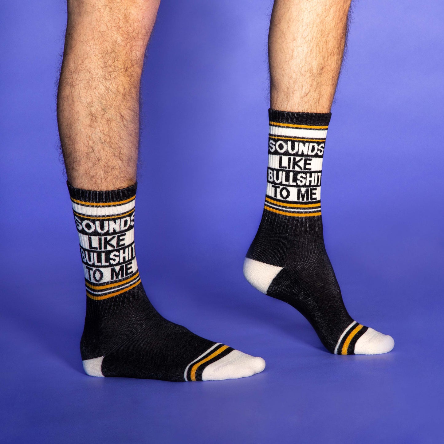 Sounds Like Bullshit To Me Gym Crew Socks