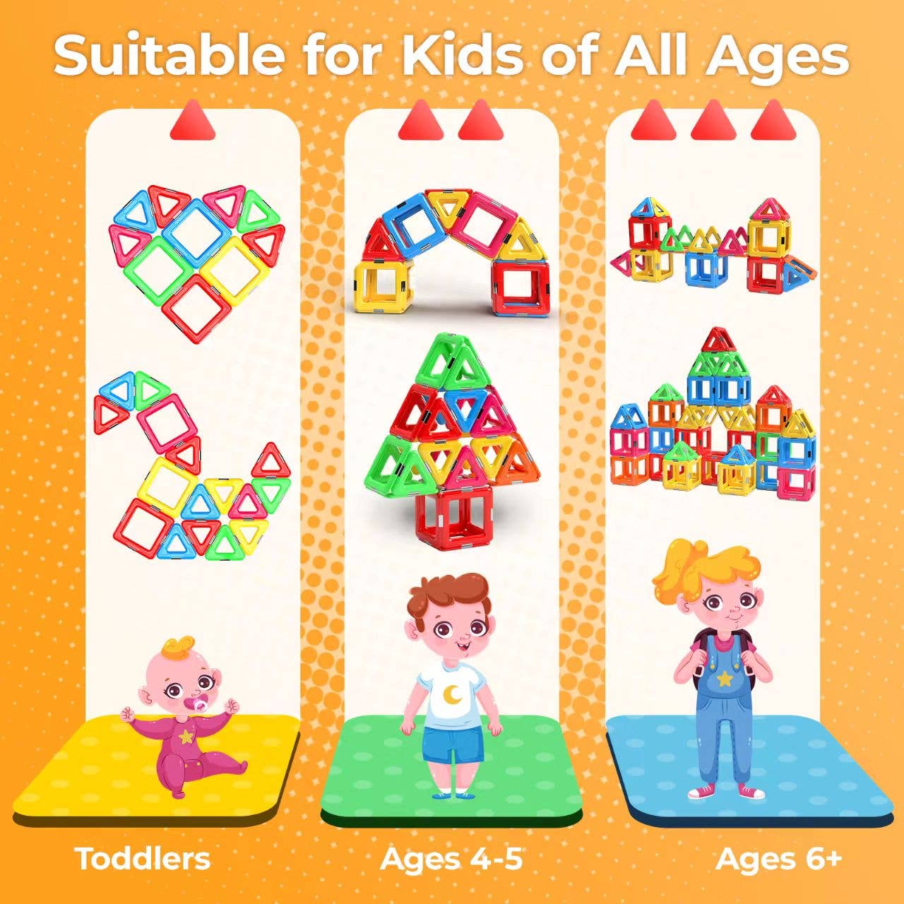 Magnetic Tiles-48 Pcs