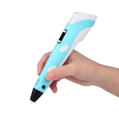 DeluxeDoodle3D Portable Rechargeable 3D Printer Pen (Filament Refills Included)