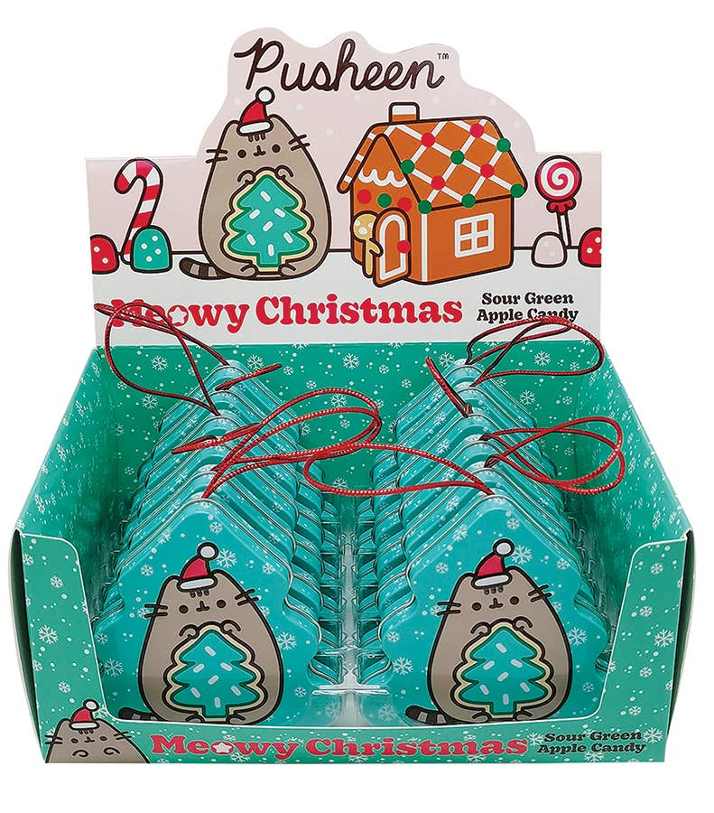 Pusheen Meowy Christmas Tin, 12ct