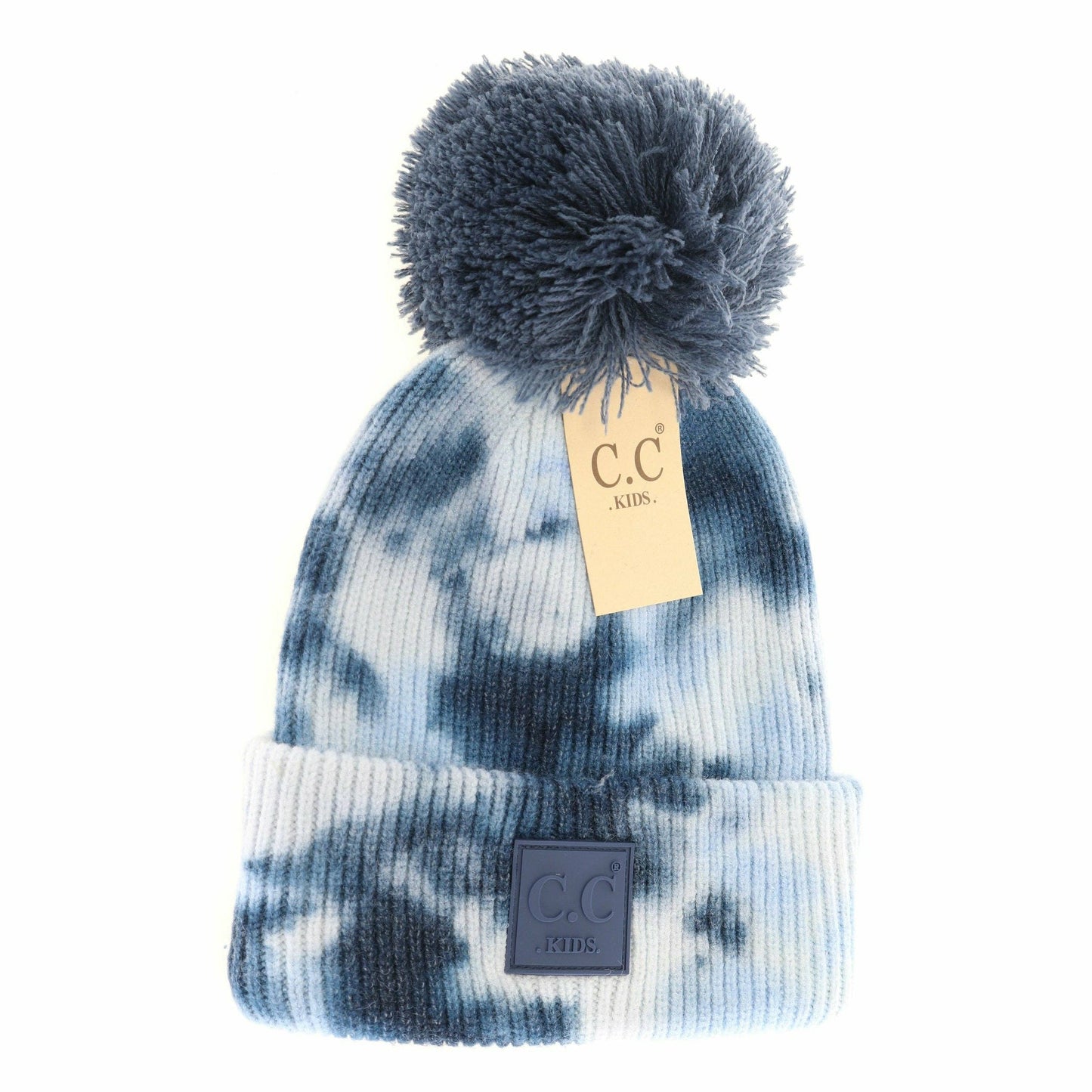 Kids' Tie Dye Pom C.C Beanie