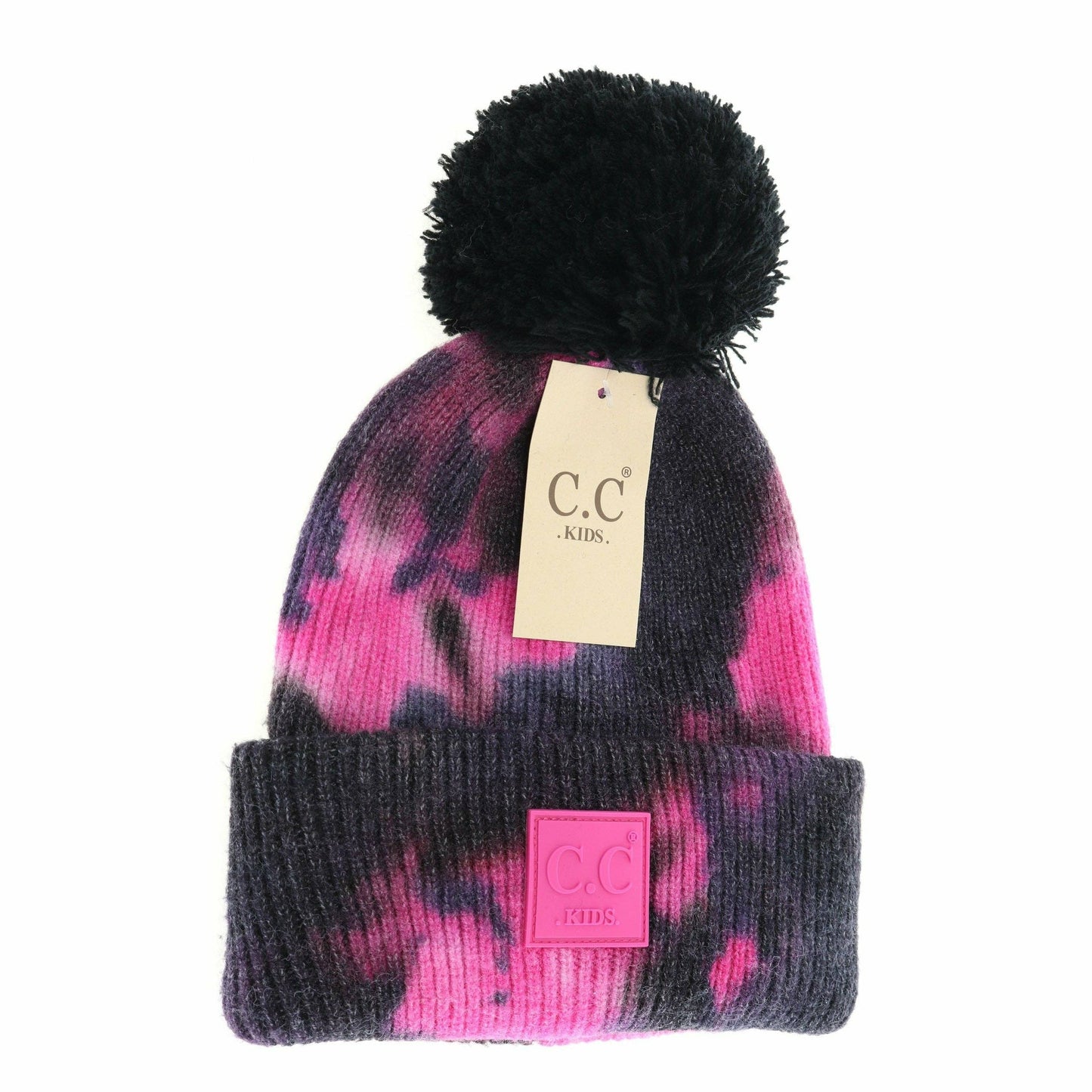 Kids' Tie Dye Pom C.C Beanie