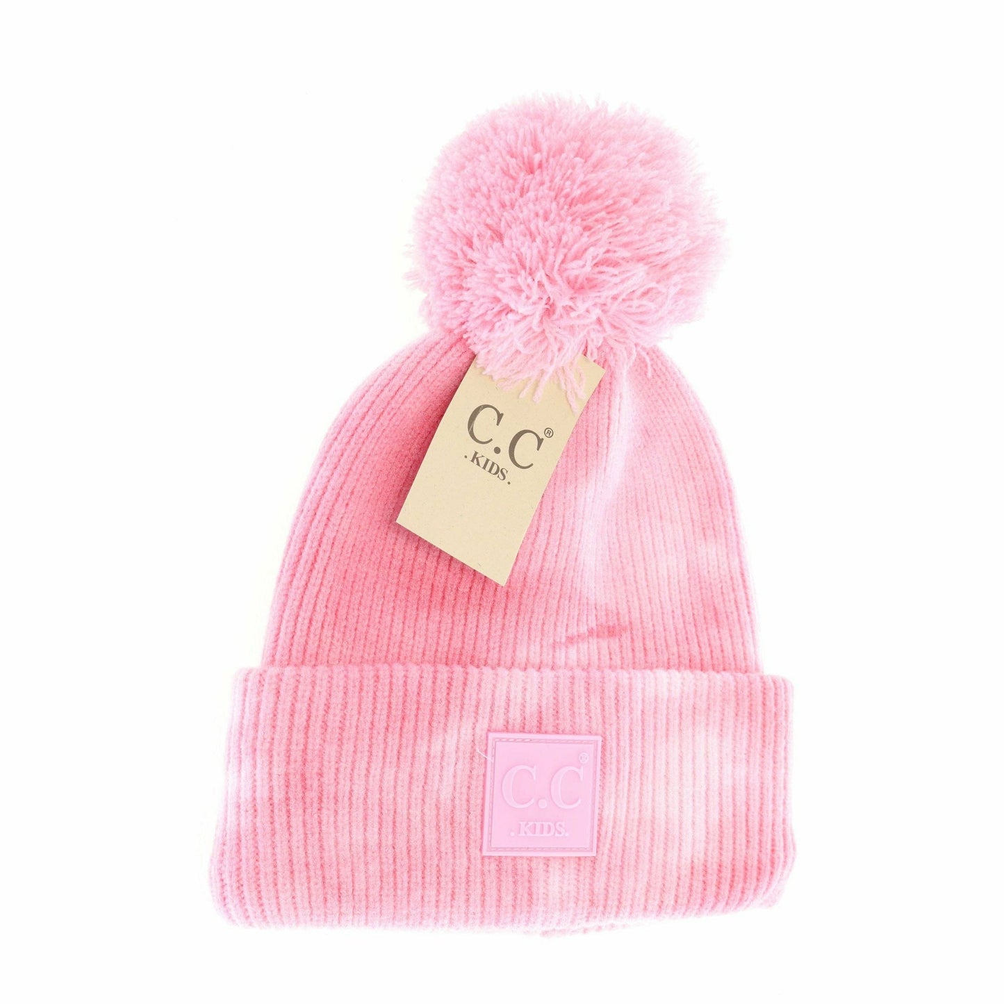 Kids' Tie Dye Pom C.C Beanie