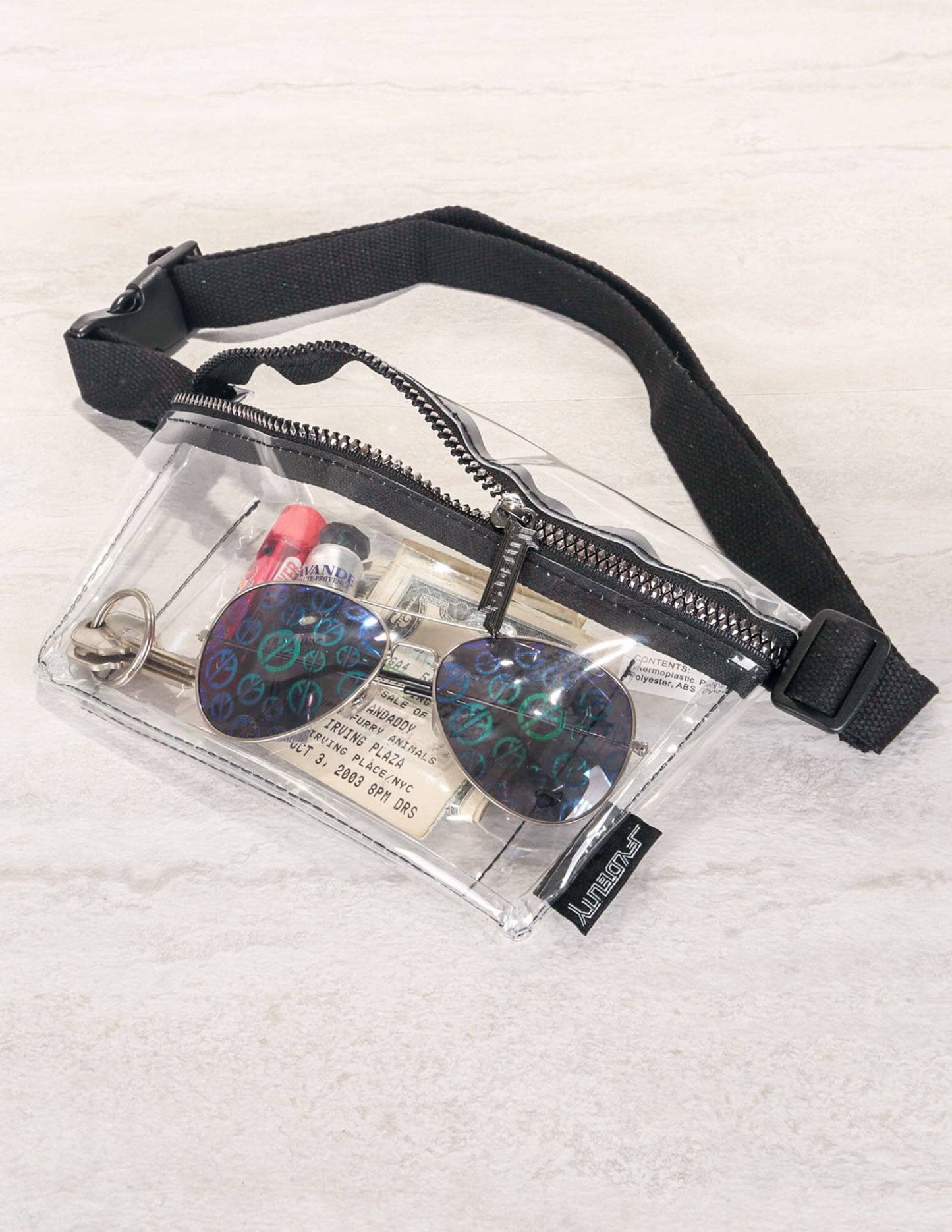 Ultra Slim Clear Fanny Pack