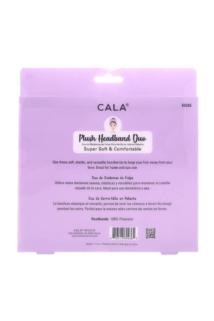 CALA 69266  Lavender & Blue Tie Dye Headbands