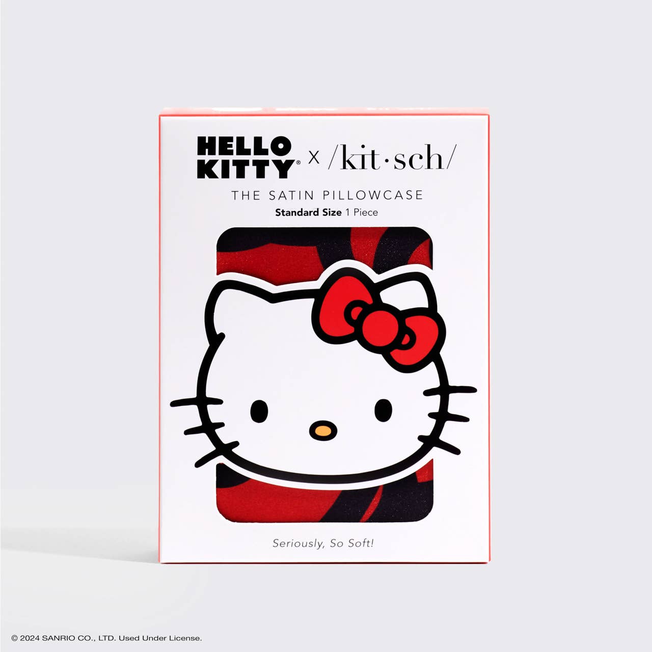 Hello Kitty x Kitsch Pillowcase - Kitty in a Sea of Bows