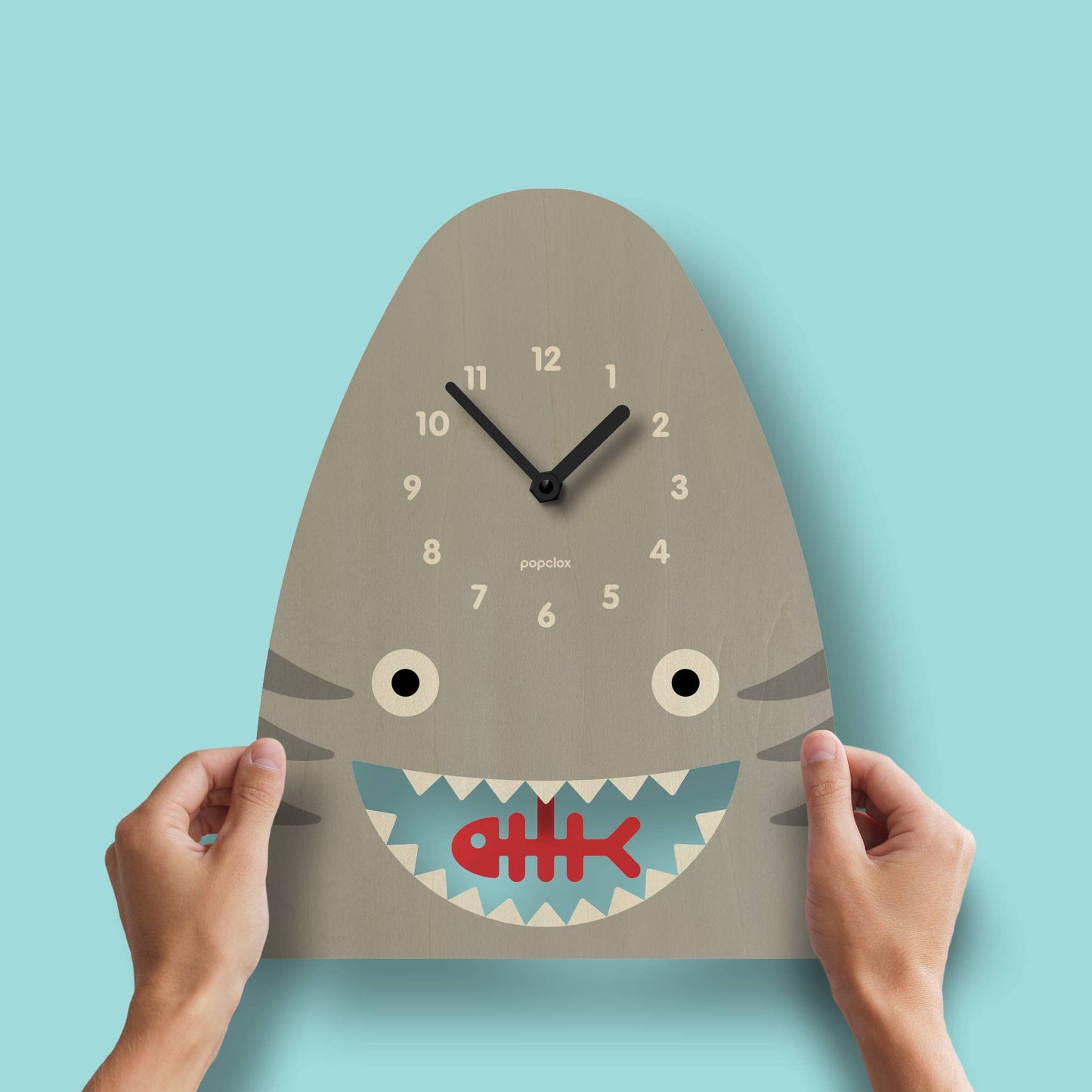 Shark  Pendulum Clock - Wood