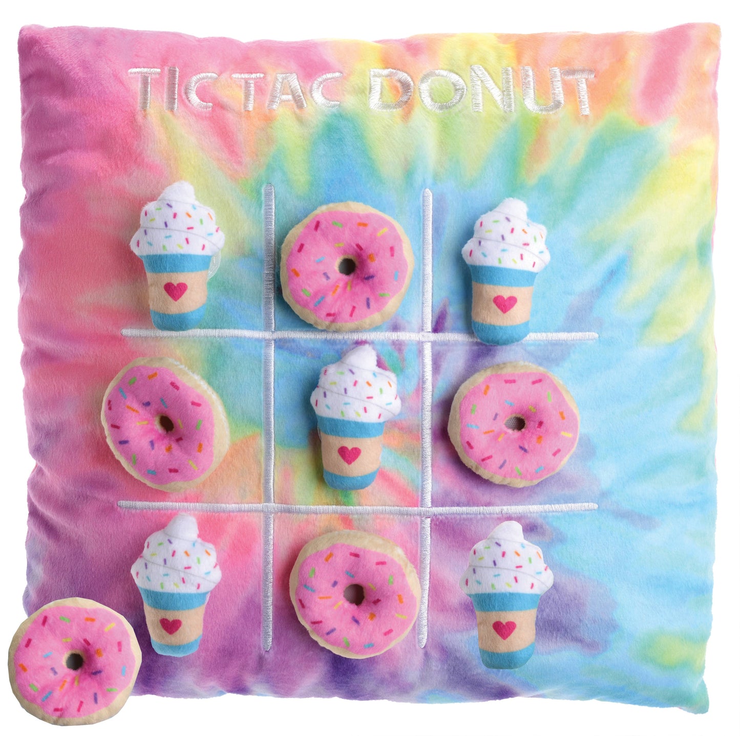 Donut Tic Tac Toe Fleece Plush