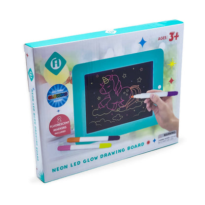 Blue Light-up Dry-Erase Drawing Board