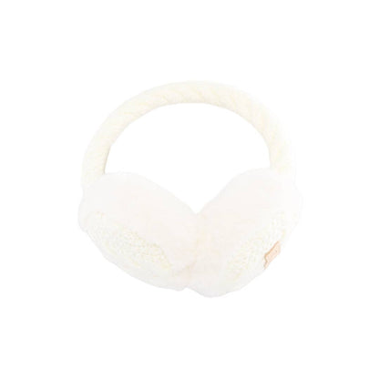 KIDS Cable Knit Faux Fur Earmuffs KDEMS3661