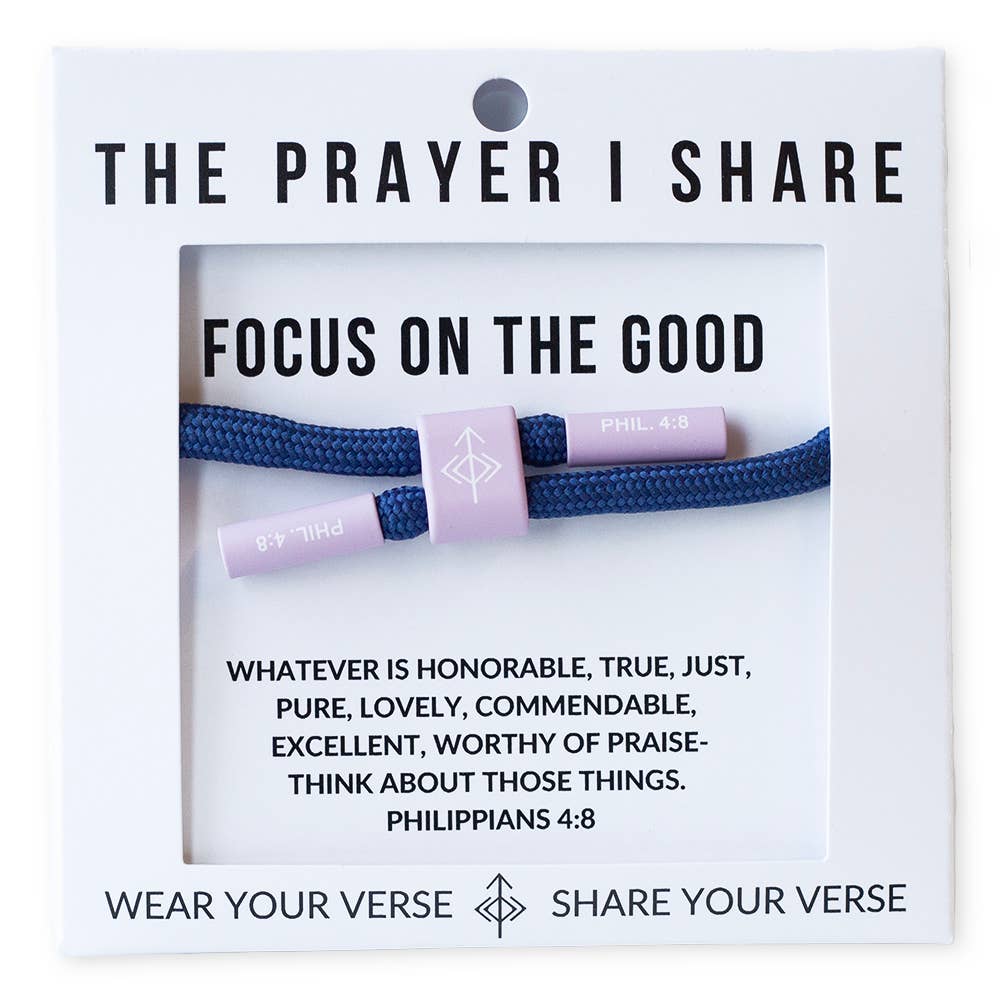 FOCUS ON THE GOOD Cord Bracelet | Christian Athletes