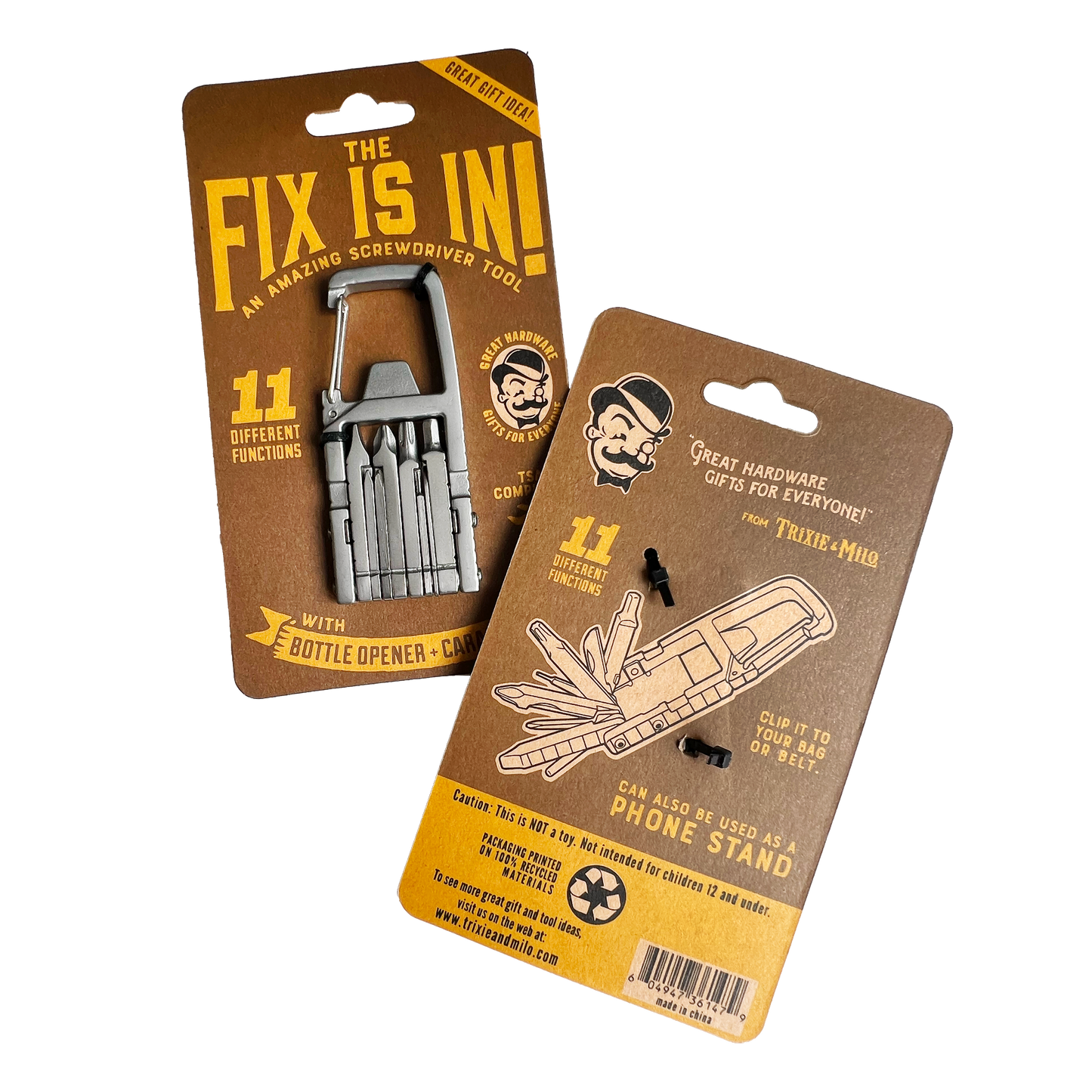 "The Fix Is In" Multi-tool, Carabiner and bottle opener