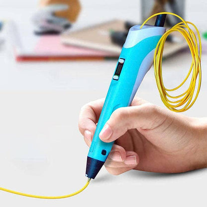 DeluxeDoodle3D Portable Rechargeable 3D Printer Pen (Filament Refills Included)