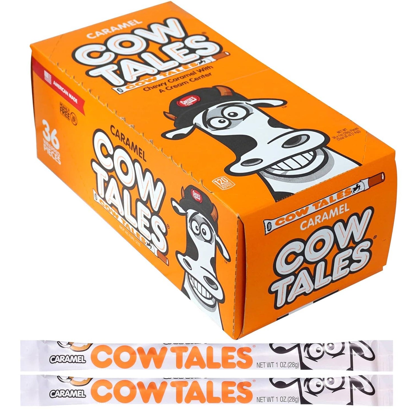 Goetze Cow Tales Caramel 36 Count 1 Ounce Each