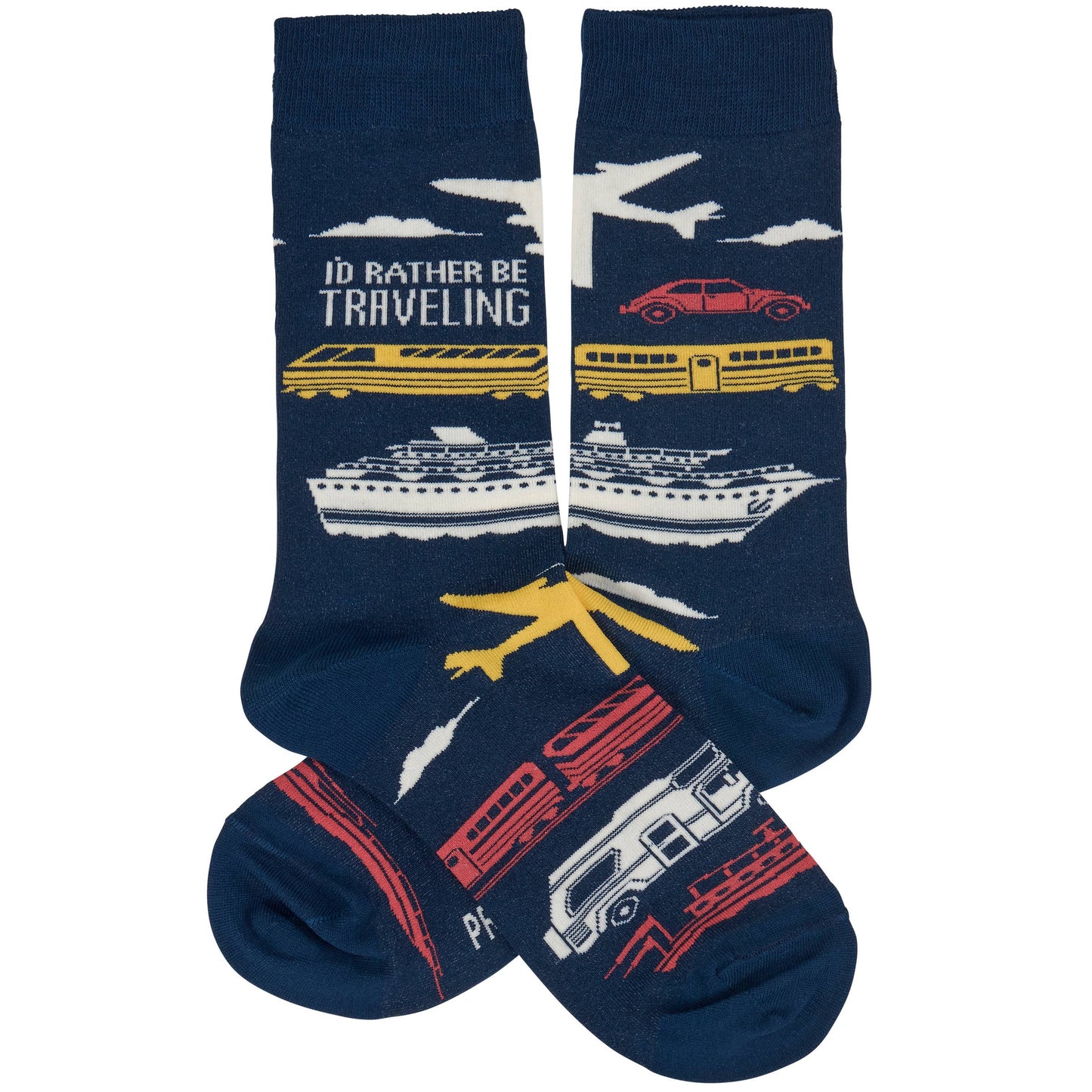 Rather Be Traveling Socks