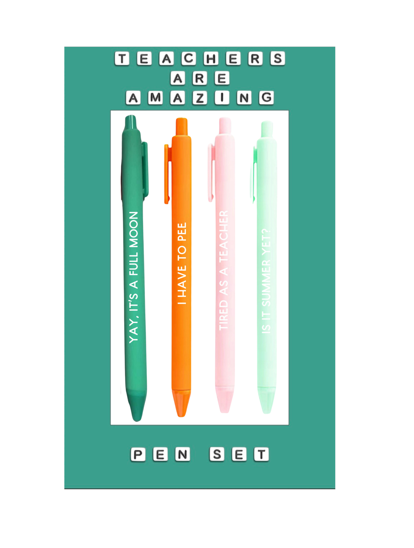 Teachers are Amazing Pen Set Gift | Teacher Appreciation