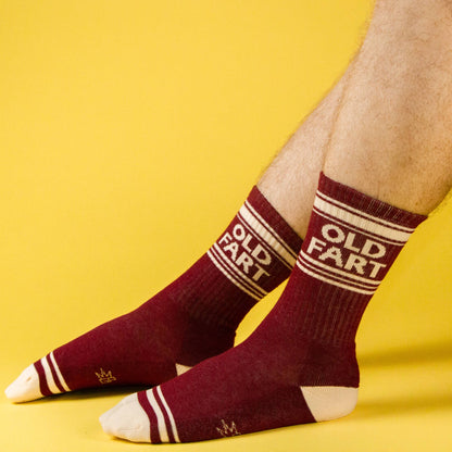 Old Fart Gym Crew Socks