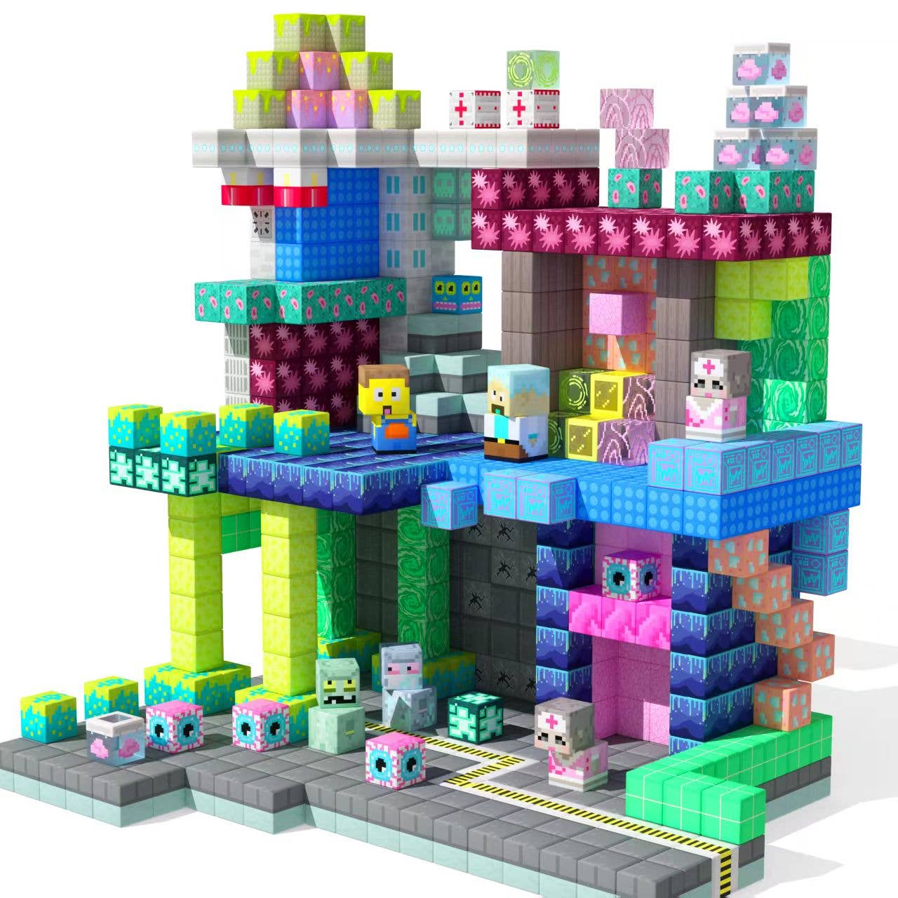 2cm  200PCS  Fantasy Lab Magnetic Building Blocks