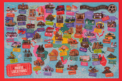 Movie Locations 1000pc Jigsaw