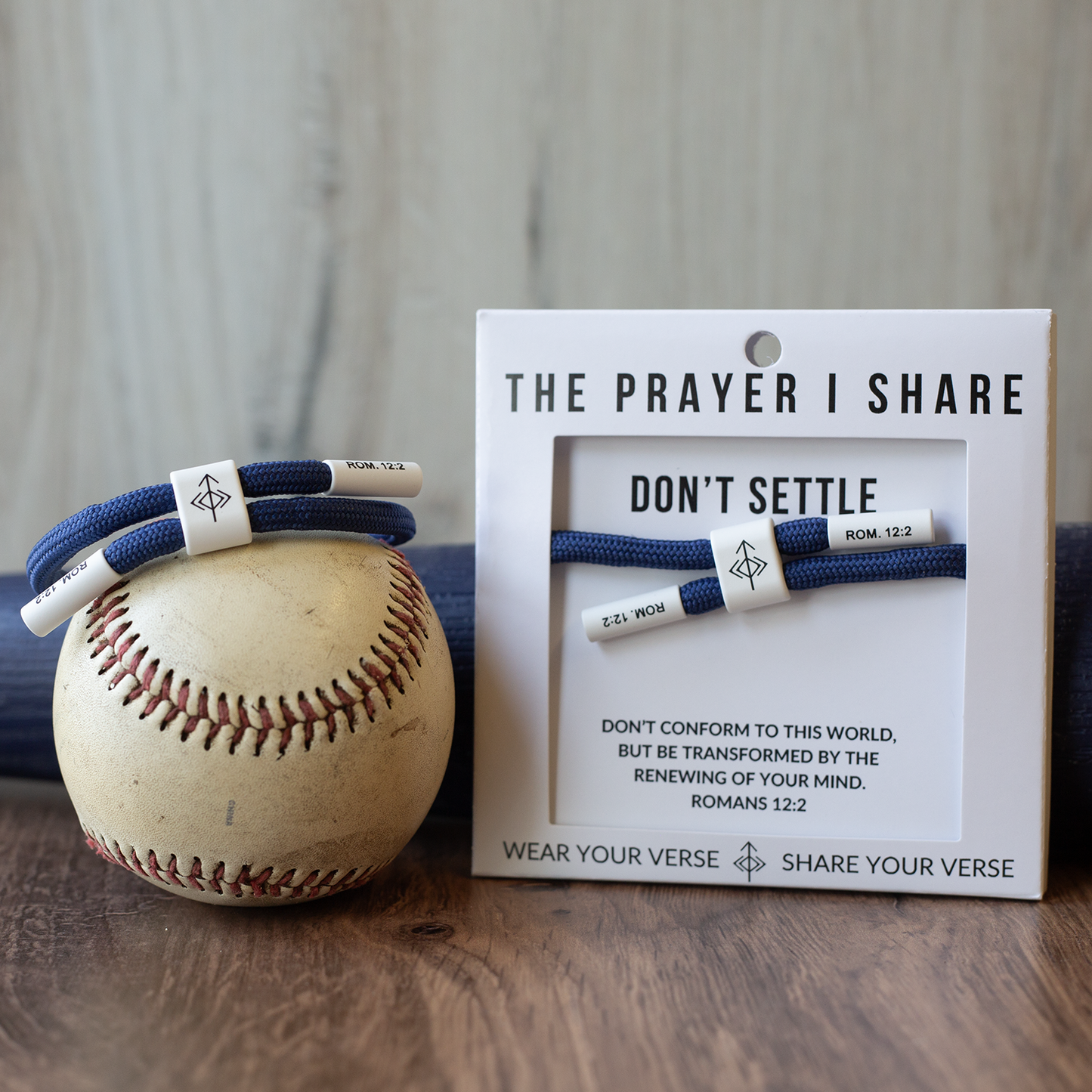 DON'T SETTLE Christian Cord Bracelet