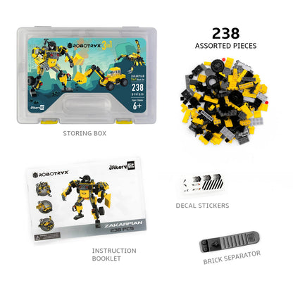 Build Your Robot Kit (238 Pc) Robotryx Zakarpian