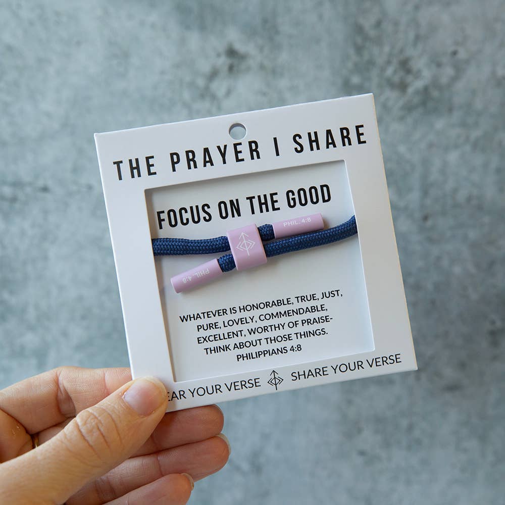 FOCUS ON THE GOOD Cord Bracelet | Christian Athletes