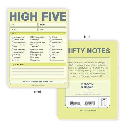 High Five Nifty Note (Pastel Version)