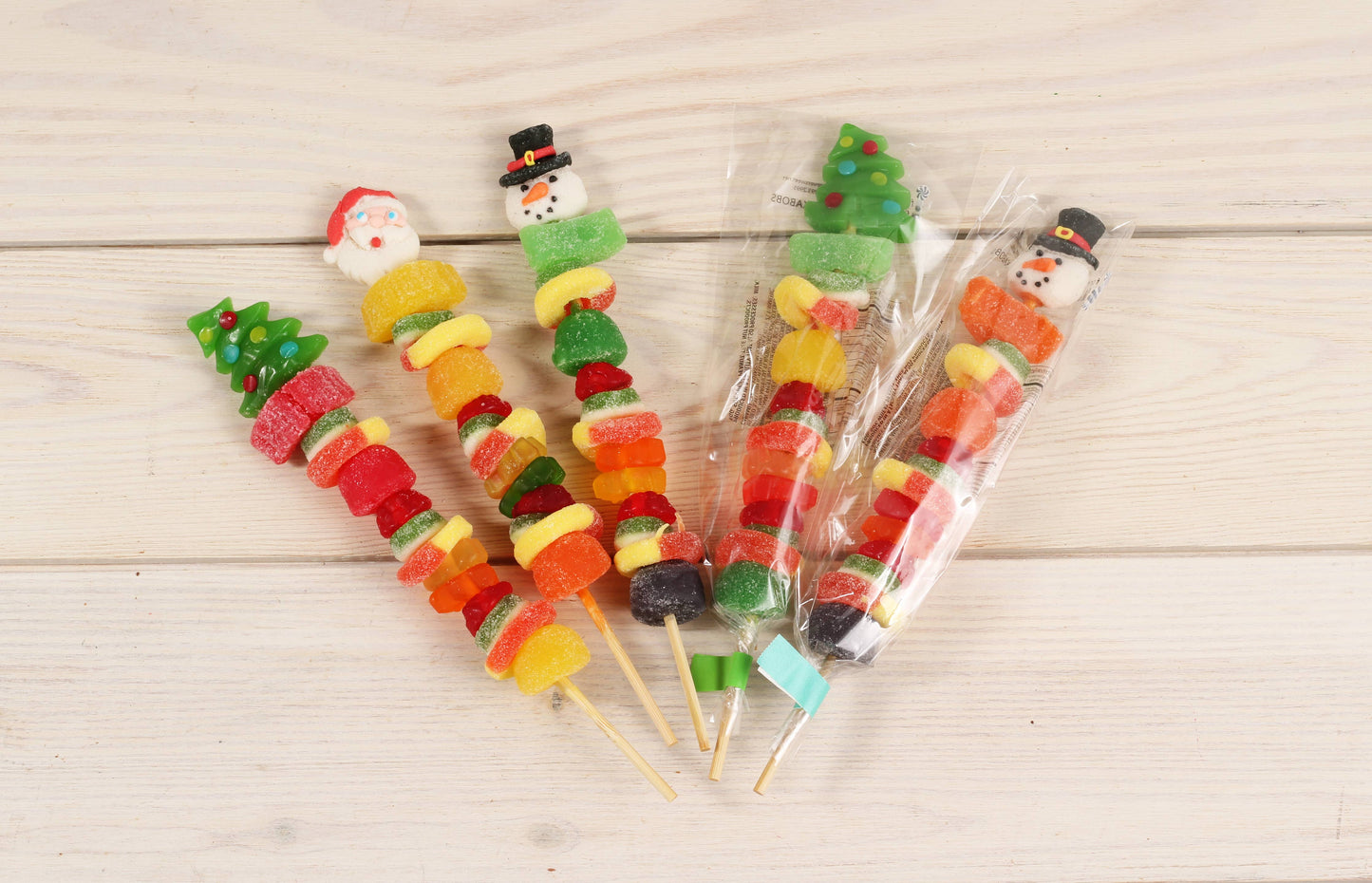 Christmas Gummy Kabobs