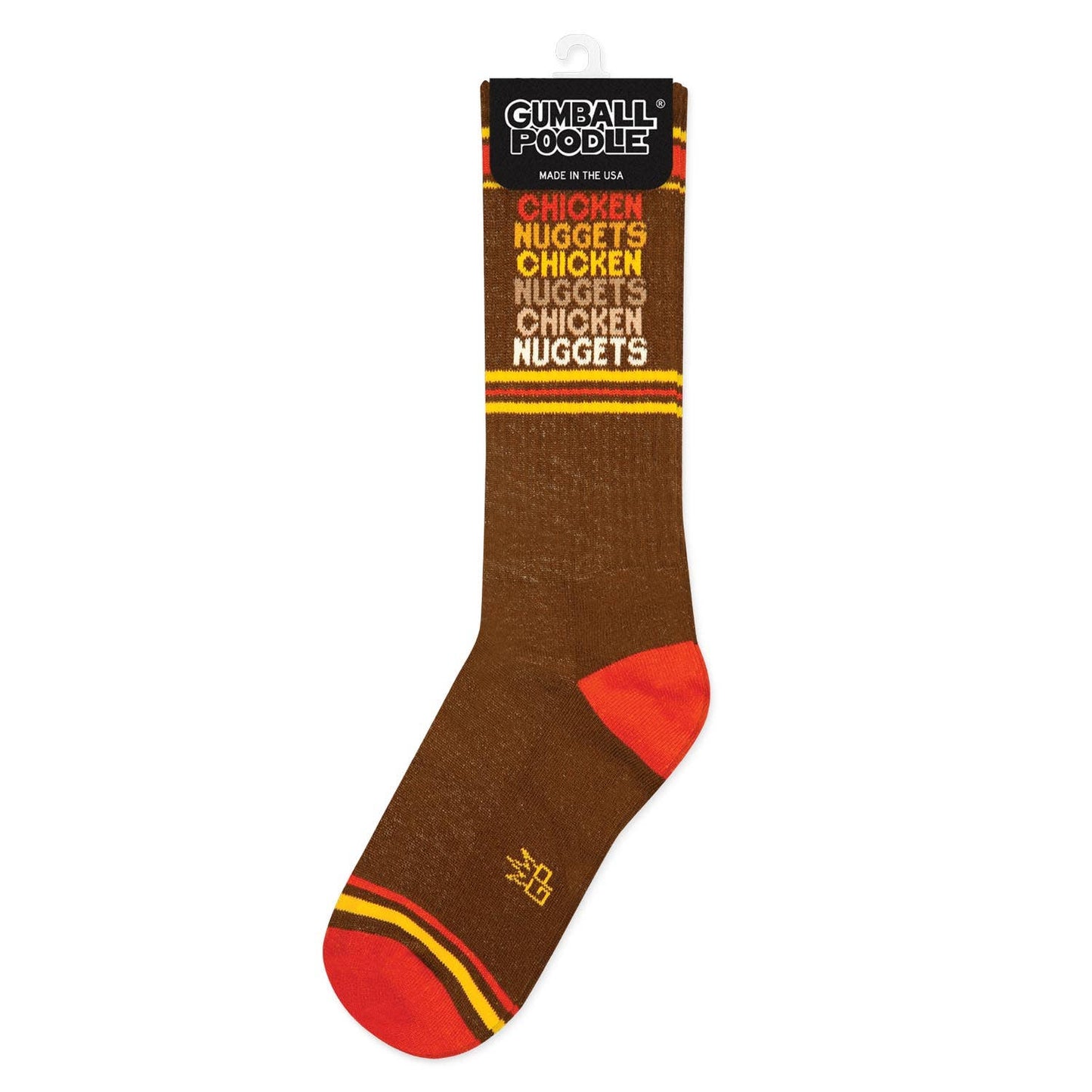 Chicken Nuggets Gym Crew Socks