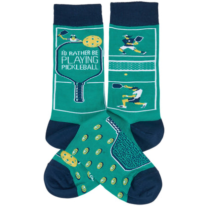 Rather Be Playing Pickleball Socks