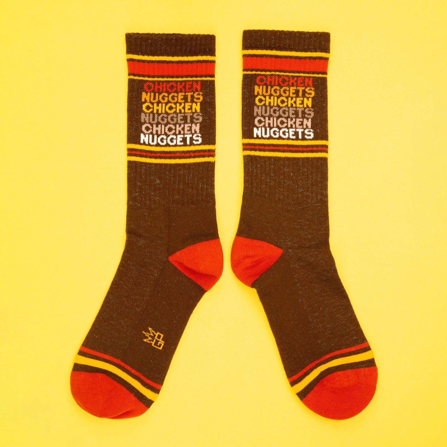 Chicken Nuggets Gym Crew Socks