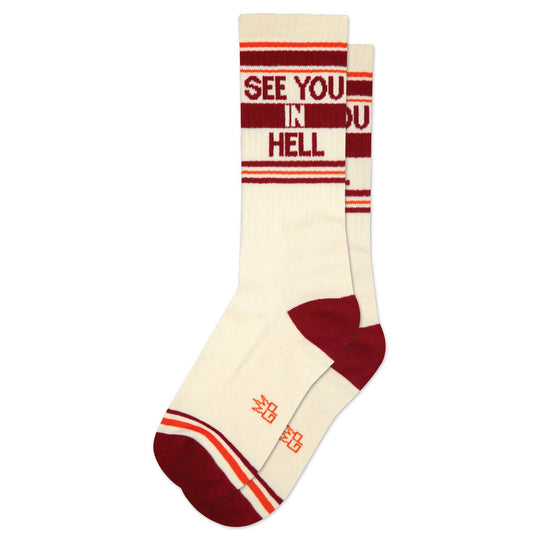 See You in Hell Gym Crew Socks