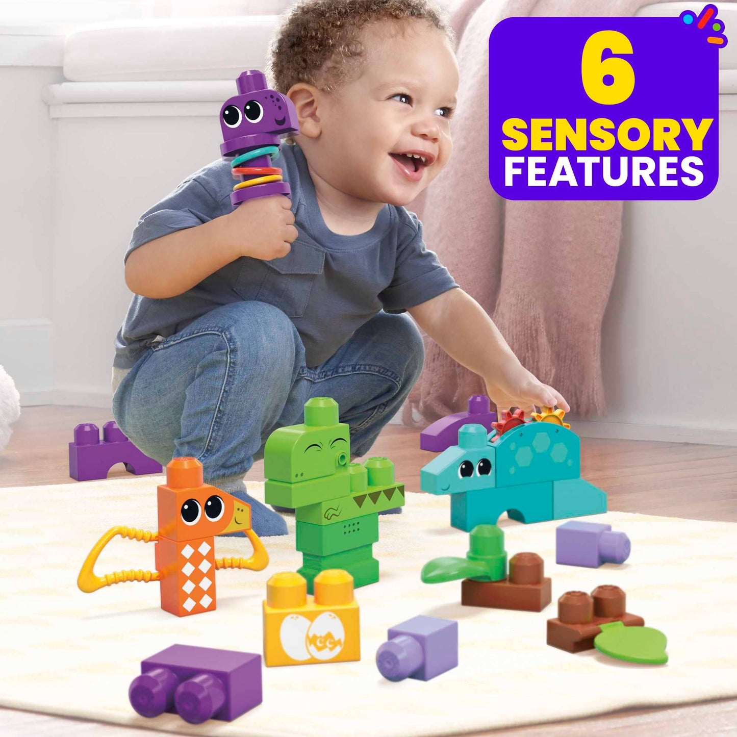 MEGA™ Bloks Squeak 'n Chomp Dinos