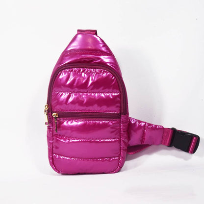 The Perry | Puffer Sling Bag | 8 Colors