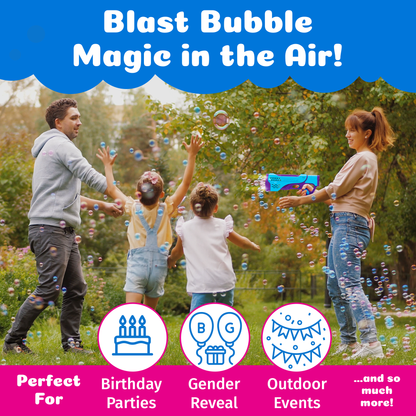 PoppinColorz Spectra: Rechargeable Color Bubble Blaster