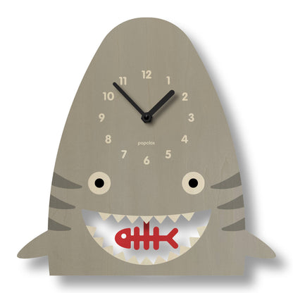 Shark  Pendulum Clock - Wood