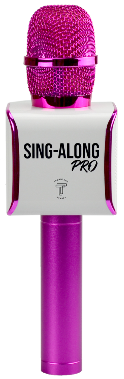 Sing A Long Pro 3 Karaoke Bluetooth Microphone-Pink
