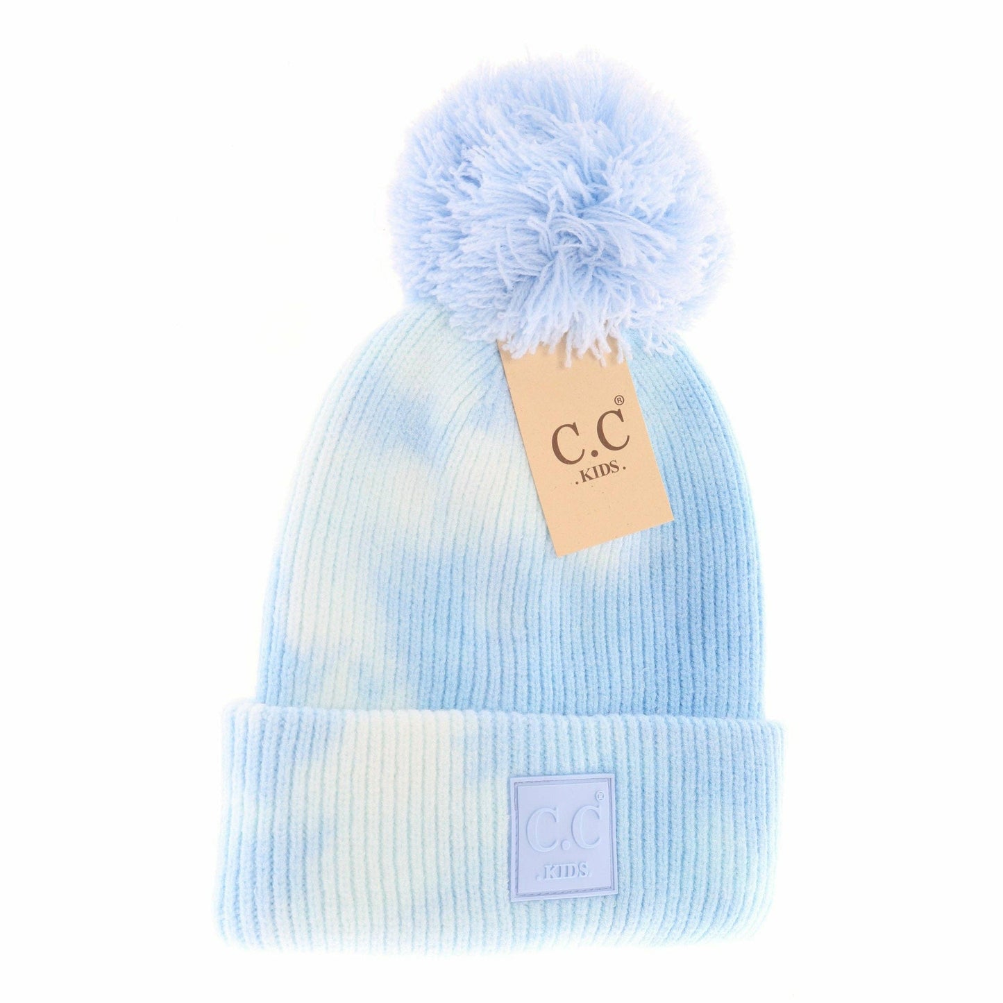 Kids' Tie Dye Pom C.C Beanie