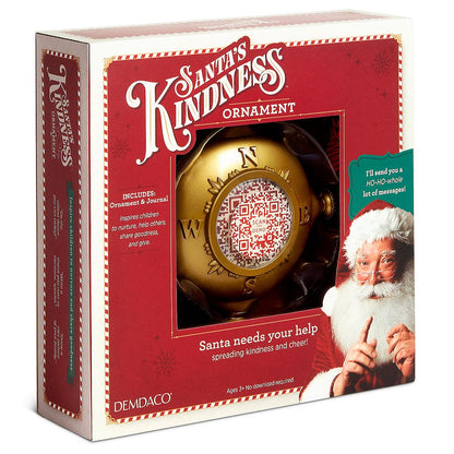 Santa’s Kindness Ornament & Journal