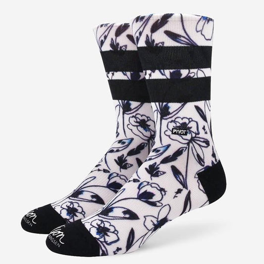 Floral Ink Socks