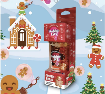 BubbleLick™ Gingerbread Bubbles