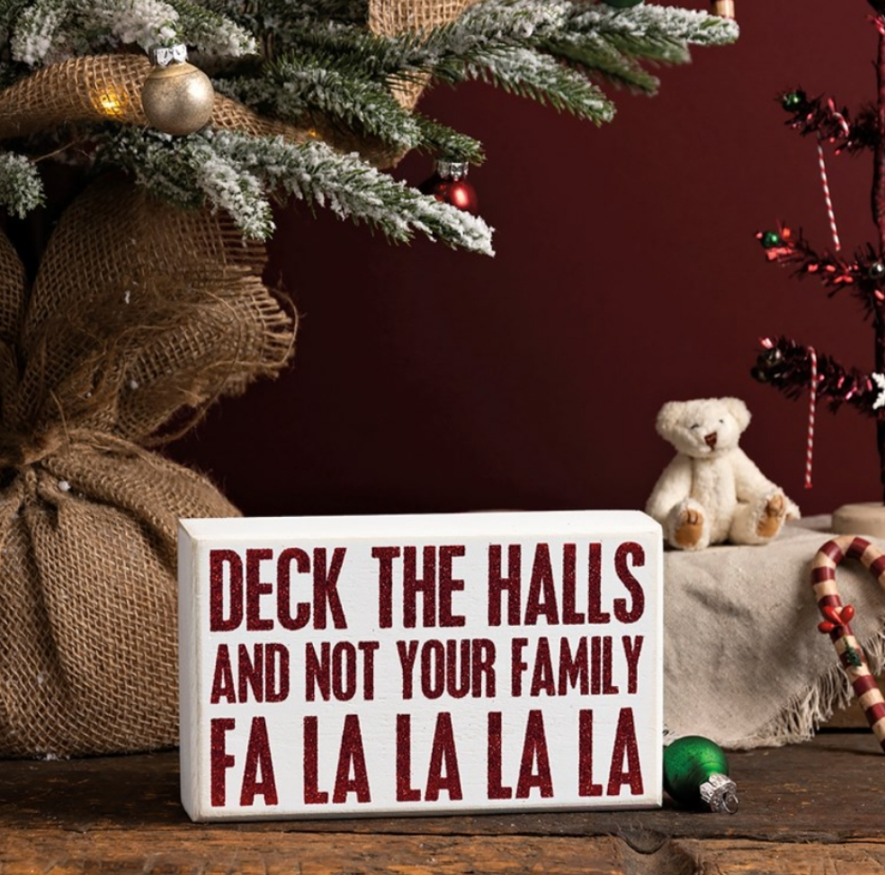 Deck The Halls Sign