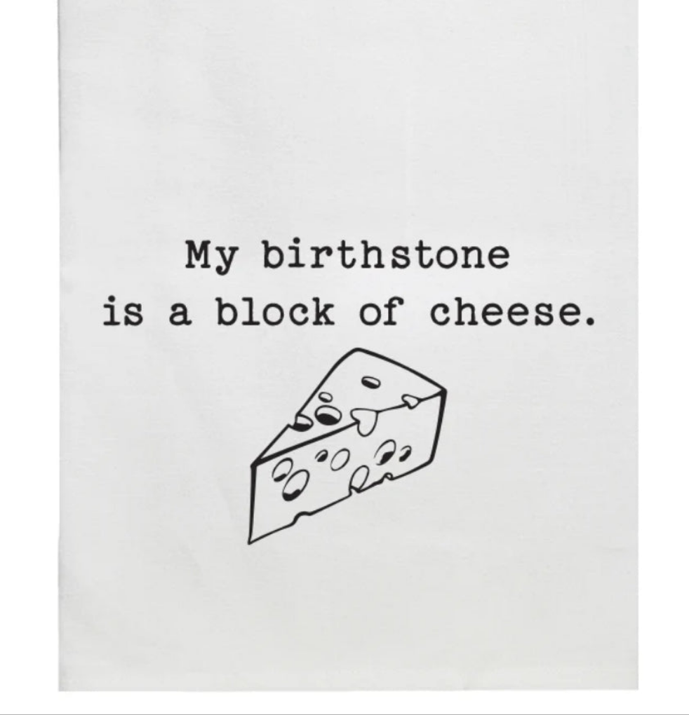 Block of Cheese Tea Towel