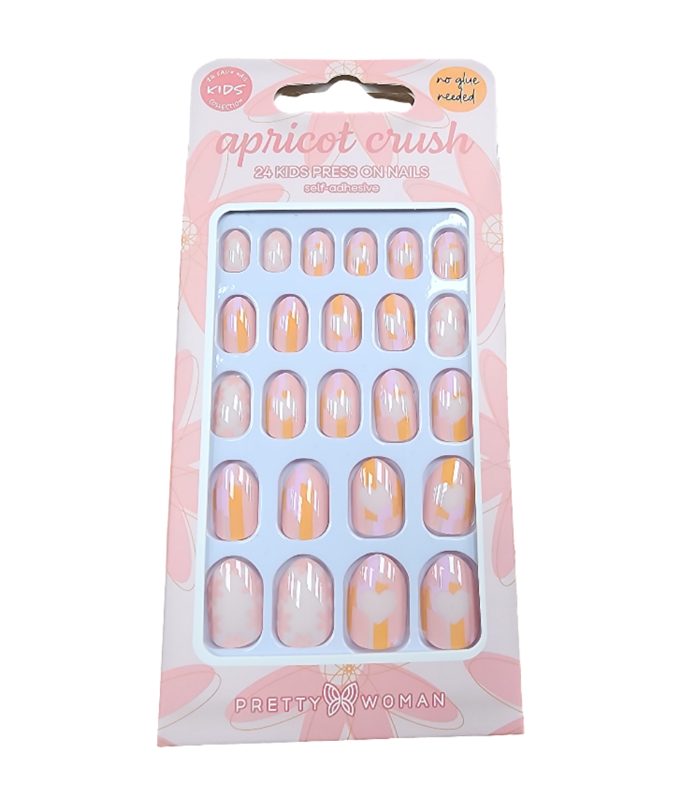 Apricot Crush, Kids Press On Nails